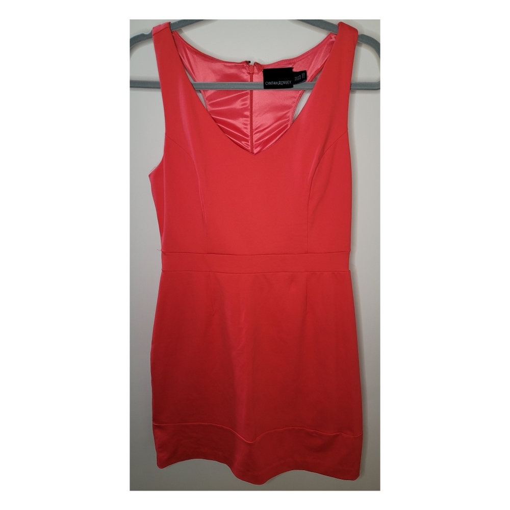 Cynthia Rowley Coral racerback dress